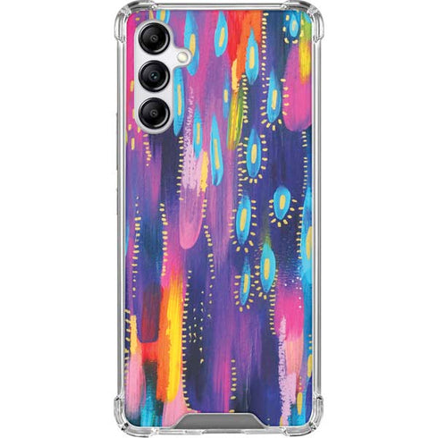Kaleidoscope Brush Stroke by Etta Vee Gabb Phone 4 Clear Case